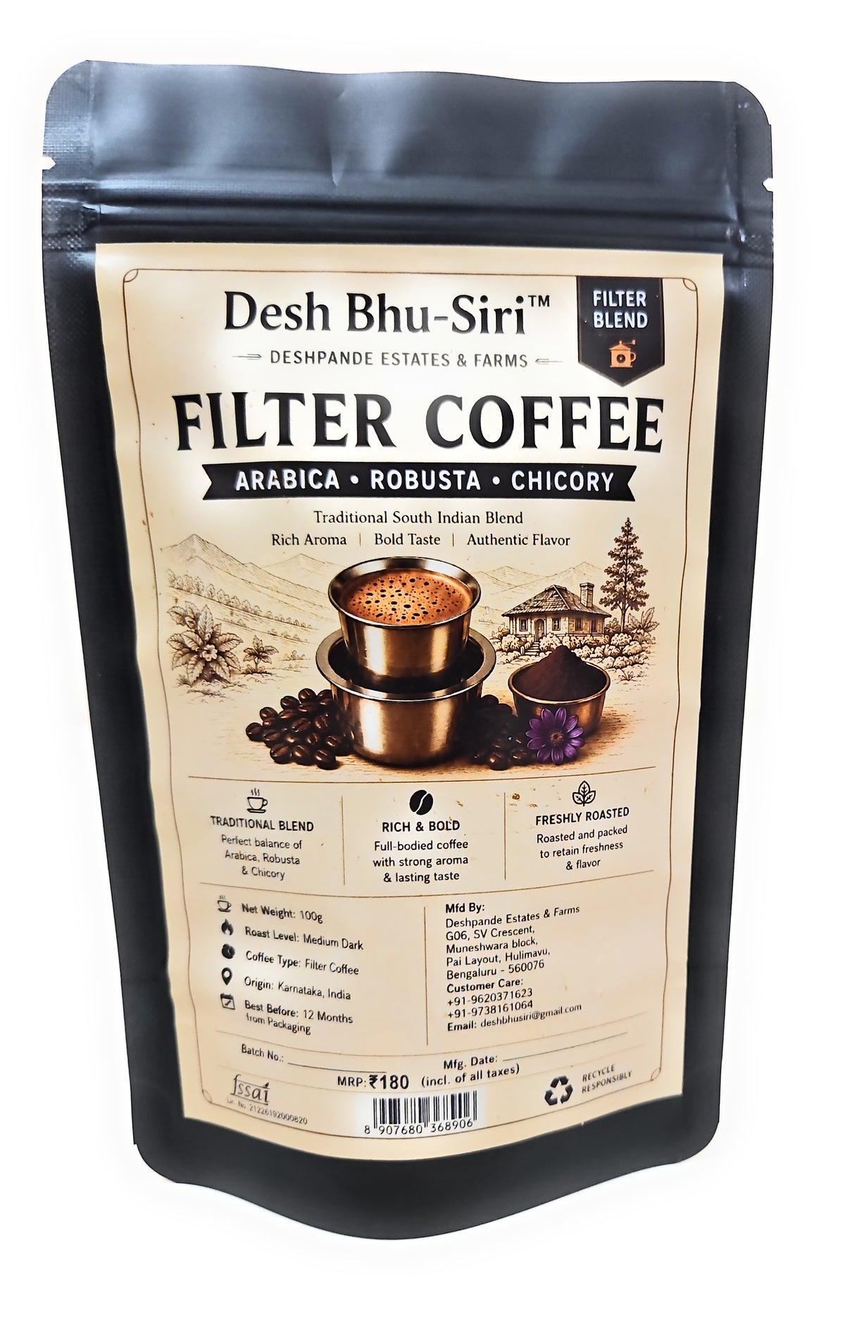 Desh Bhu-Siri Filter Coffee 250g