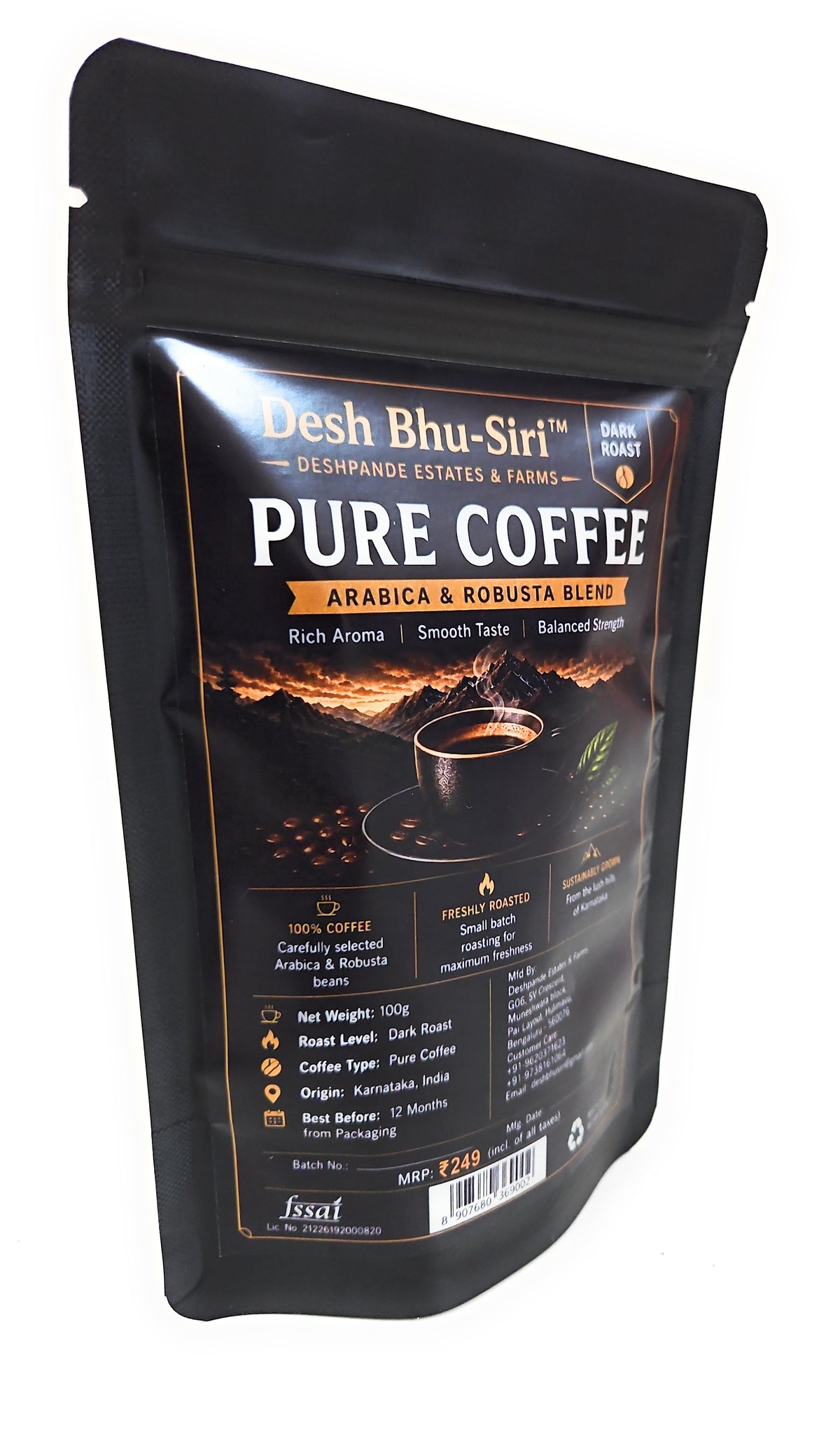 Desh Bhu-Siri Pure Coffee 100g